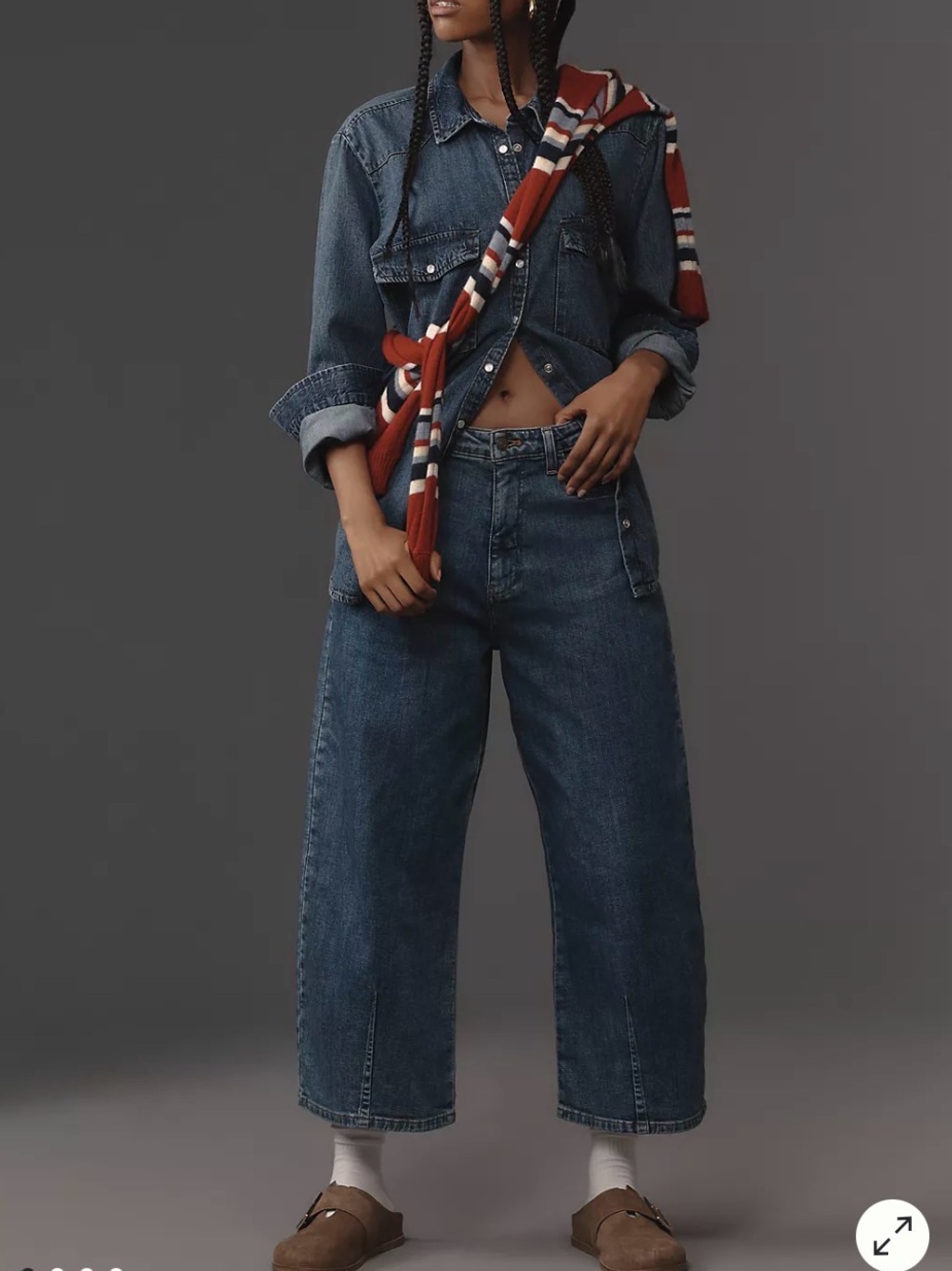 Kenna Midrise Heritage Barrel Jean by Pilcro Size 26
